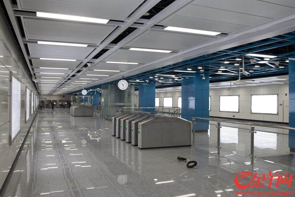 广州地铁九号线清塘站即将开通